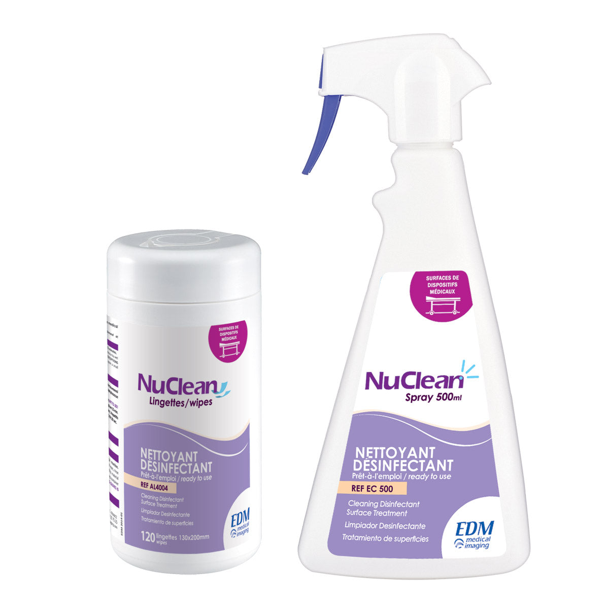 nuclean-spray-lingettes